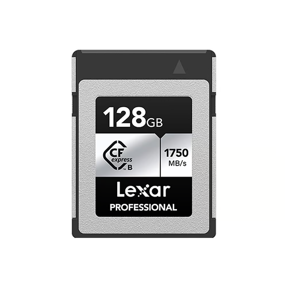 Lexar 128GB Professional CFexpress Type-B Memory Card (Silver Series) 1750MB/s