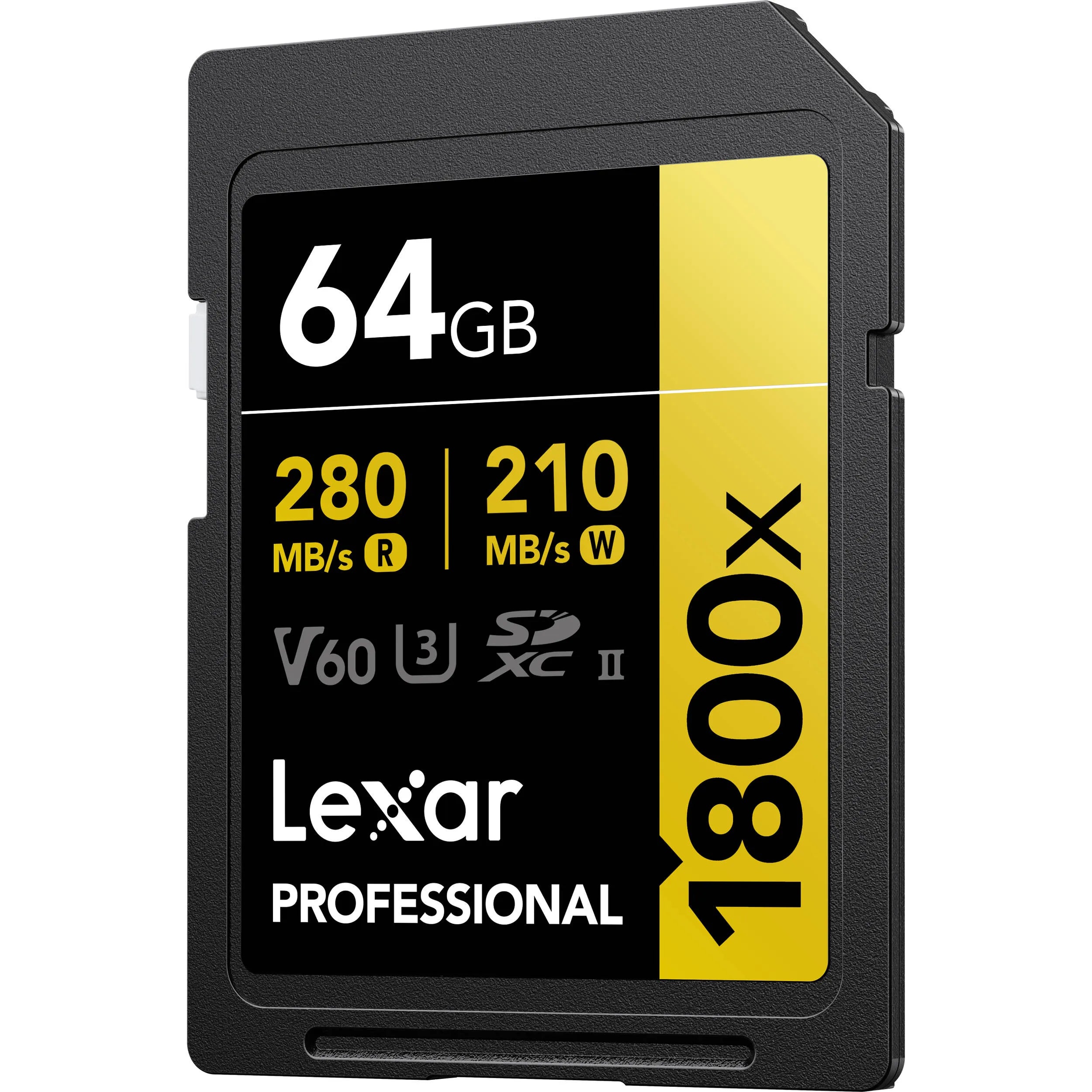 LEXAR SDXC UHS-II PRO 64GB 280MB/S MEMORY CARD