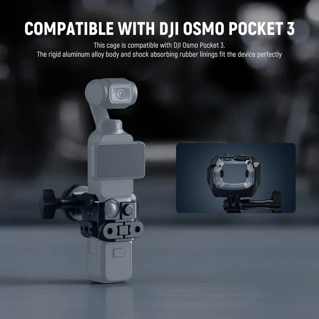 NEEWER AC009 PRO METAL CAGE FOR DJI OSMO POCKET 3 & BRACKET Camera tek