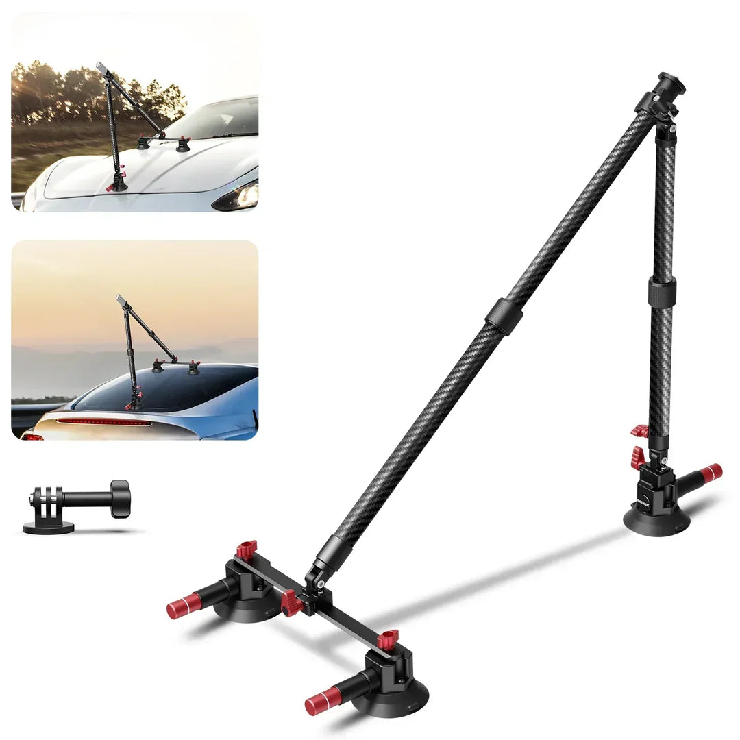 NEEWER CA136 TRIPLE SUCTION CUP EXTENSION POLE CAR