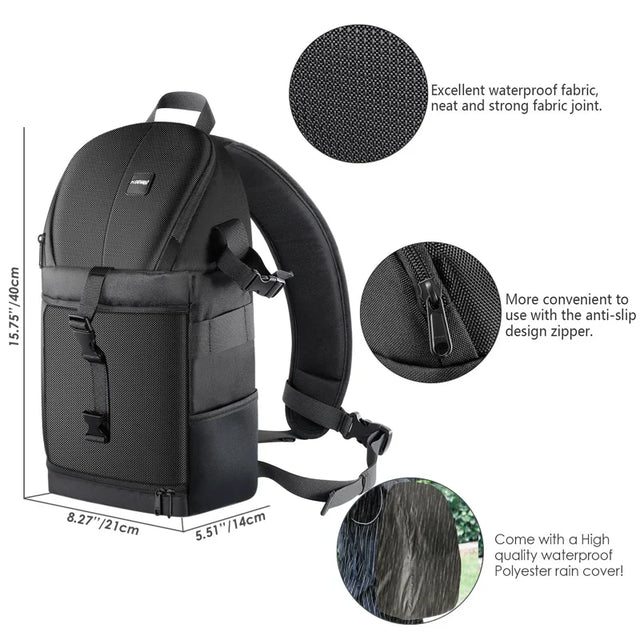 NEEWER NW-XJB02S SLING CAMERA BACKPACK BAG PURPLE