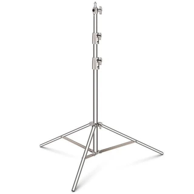 NEEWER ST-260SS 260CM HEAVY DUTY SILVER SS SPRING - CUSHIONED LIGHT STAND