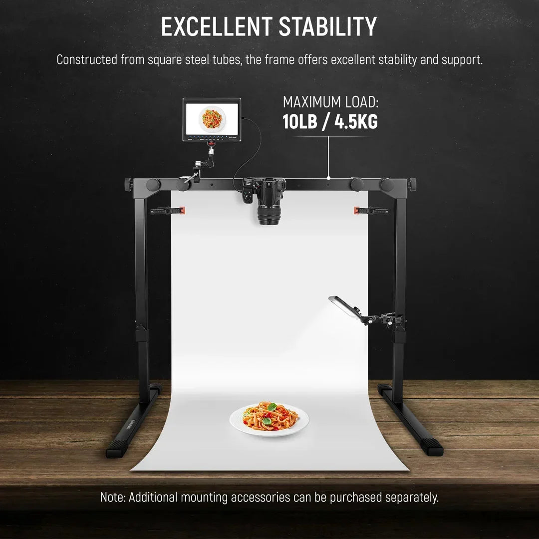 NEEWER ST200 OVERHEAD CAMERA DESKTOP STAND WITH ARCA TYPE QR PLATE