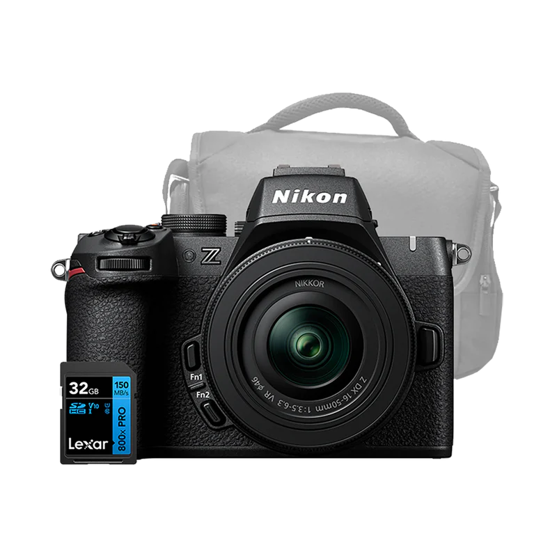 Nikon Z50 II Mirrorless Digital Camera with 16-50 Lens + Bag and Card
