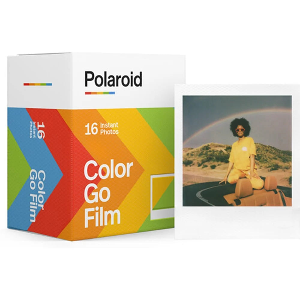 Polaroid Go Colour Film Double Pack (White) Camera tek