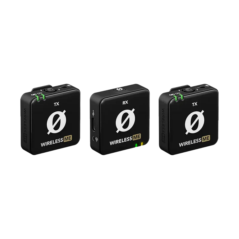 RODE WIRELESS ME DUAL COMPACT WIRELESS MICROPHONE + FREE Rode Interview GO Handheld Mic Adapter