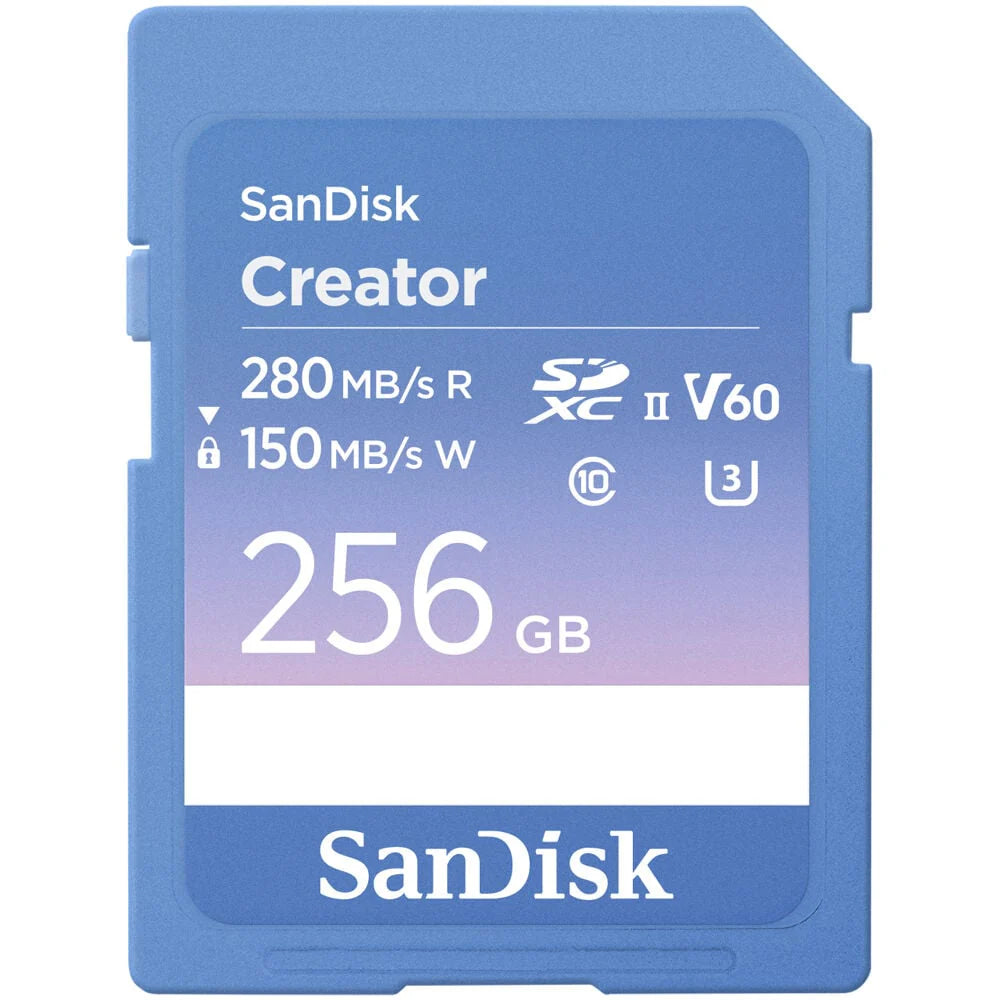 SANDISK CREATOR SERIES UHS-II SDXC 256GB