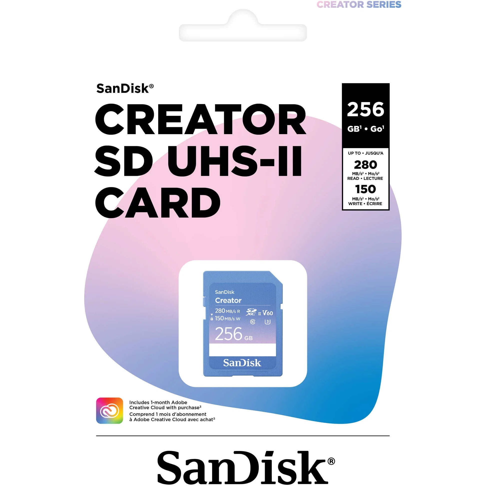 SANDISK CREATOR SERIES UHS-II SDXC 256GB