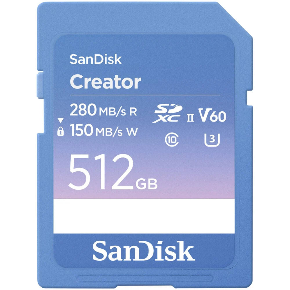 SANDISK CREATOR SERIES UHS-II SDXC 512GB