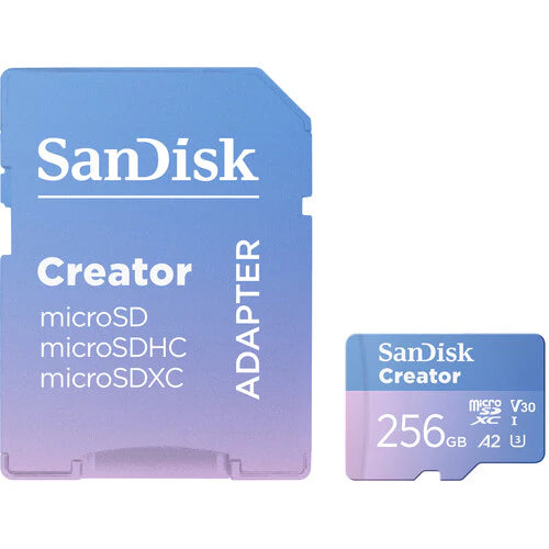 SANDISK CREATOR UHS-I MICRO SD 256GB
