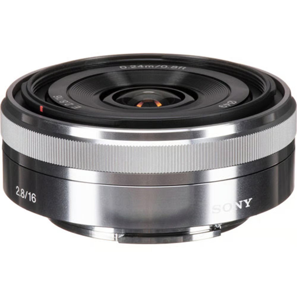 Sony E 16mm f/2.8 Lens (Silver)