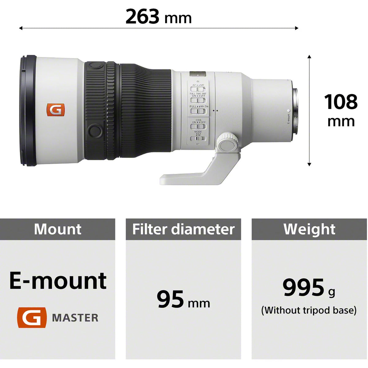 Sony FE 600mm f/6.3 GM OSS Lens Camera tek
