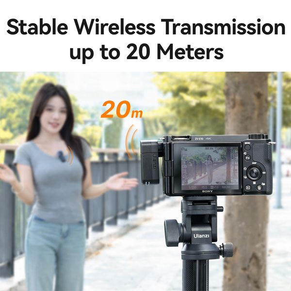 ULANZI A100 WIRELESS LAVALIER MIC - USB TYPE-C
