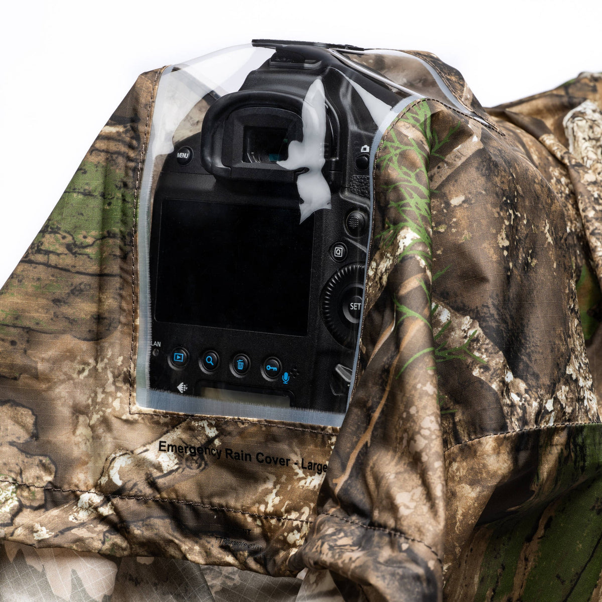 THINKTANK EMERGENCY RAIN COVER LARGE - REALTREE CAMO Camera tek