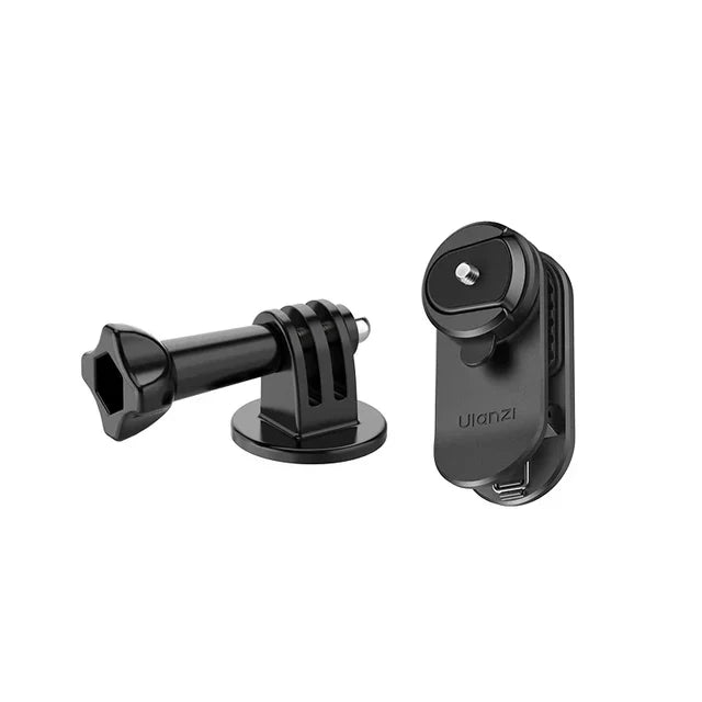 ULANZI CK02 MAGNETIC CLIP MOUNT WITH QUICK-RELEASE PLATE FOR ACTION CAMERAS