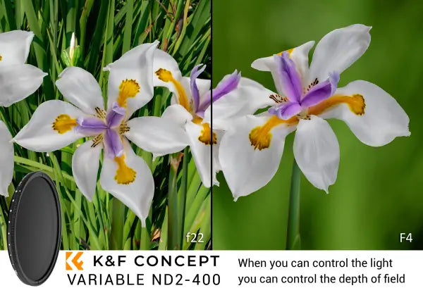 K&F CONCEPT VARIABLE ND2-400 HMC 49MM FILTER C-SERIES