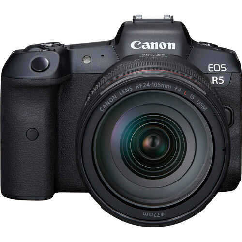 Canon EOS R5 Mirrorless Camera with RF24-105mm f/4 L IS USM Lens Camera tek