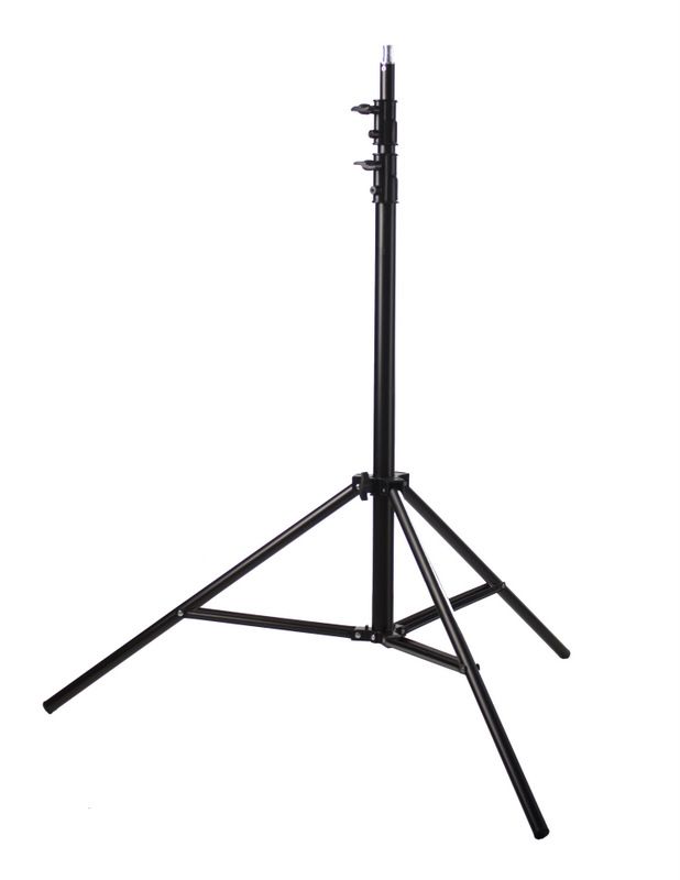 Hylow 2.4m Heavy-Duty Light Stand (Spring-Loaded) Camera tek