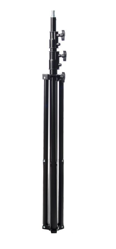 Hylow 2.4m Heavy-Duty Light Stand (Spring-Loaded) Camera tek