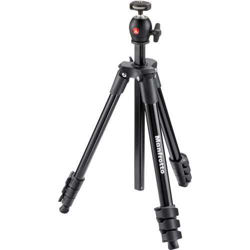 Manfrotto Compact Light Aluminum Tripod (Black) Camera tek