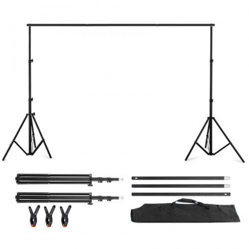 E-PHOTOGRAPHIC 2,8X3M BACK-DROP STAND Camera tek