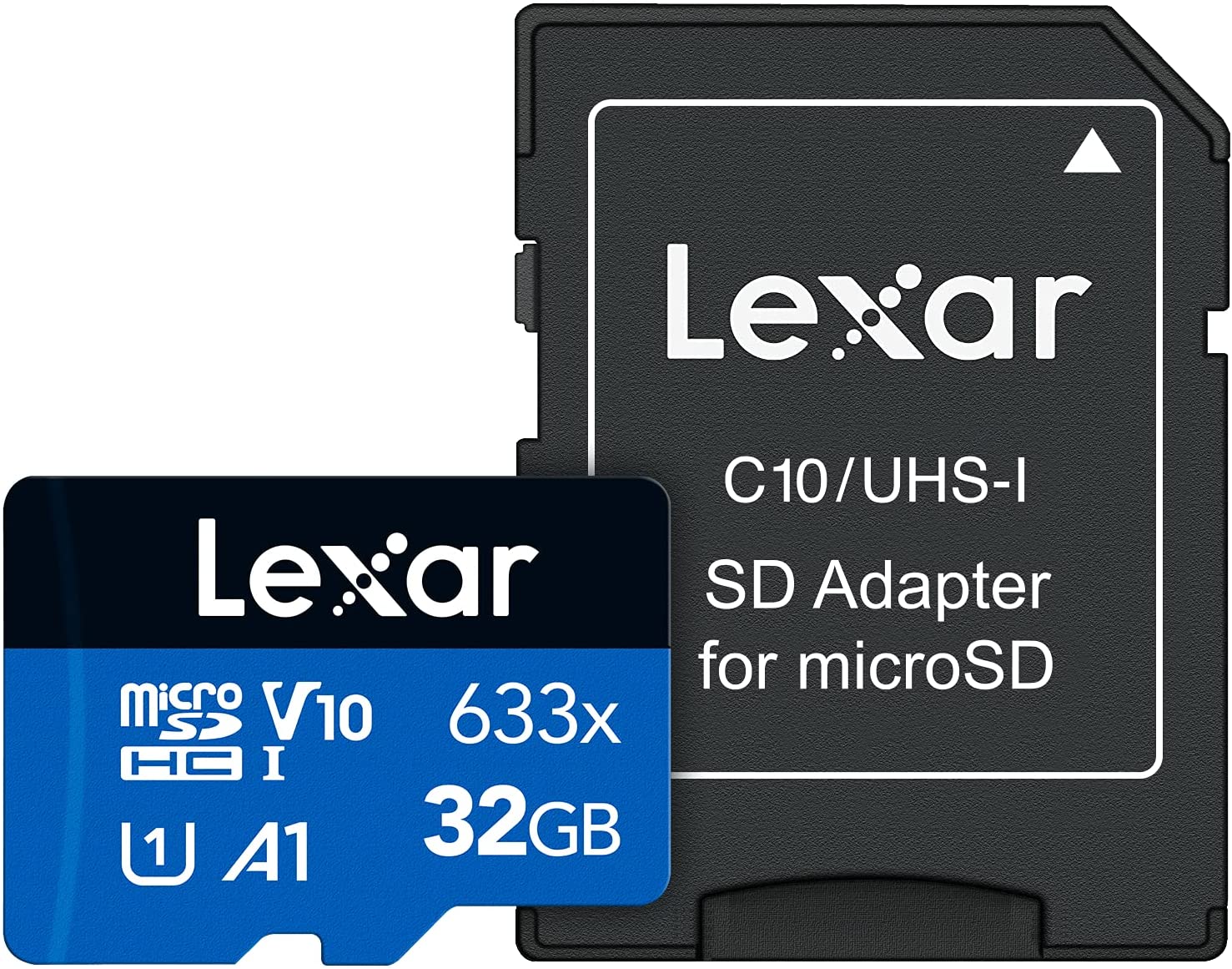 Lexar 32GB microSDHC 633x 100MB/s UHS-I Memory Card with SD Adapter Camera tek