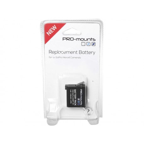 PRO-mounts Replacement Battery for GoPro Hero4 Camera tek
