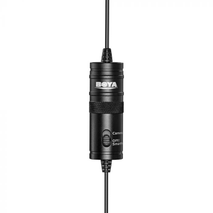 BOYA BY-M1 Omnidirectional Lavalier Microphone Camera tek