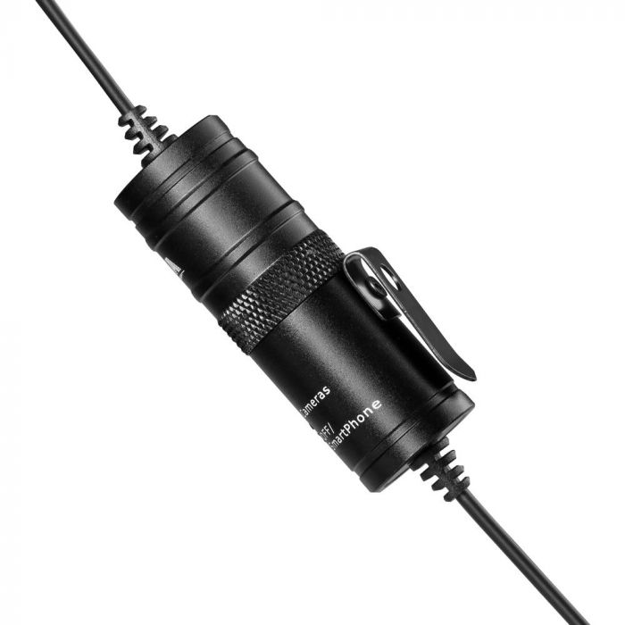 BOYA BY-M1 Omnidirectional Lavalier Microphone Camera tek