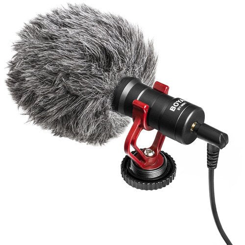 Boya BY-MM1 Universal Cardioid Microphone Camera tek