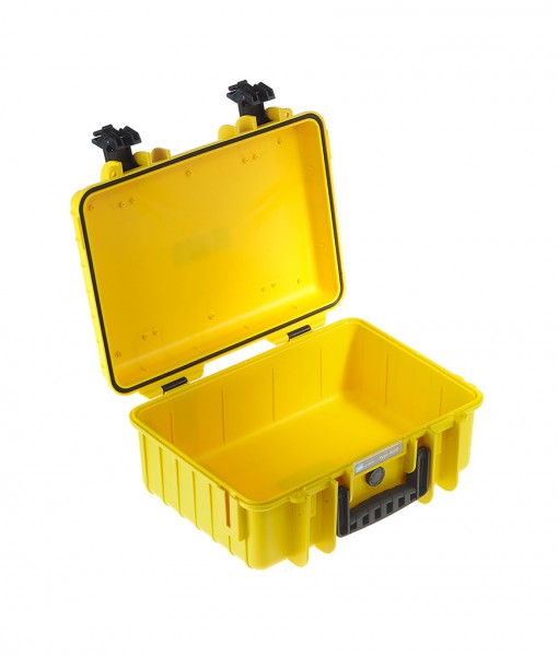 B&W International Type 4000 CASE with Dividers – Yellow Camera tek