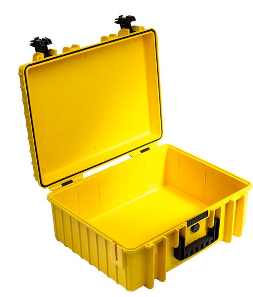 B&W International Type 6000 CASE with Foam – Yellow Camera tek