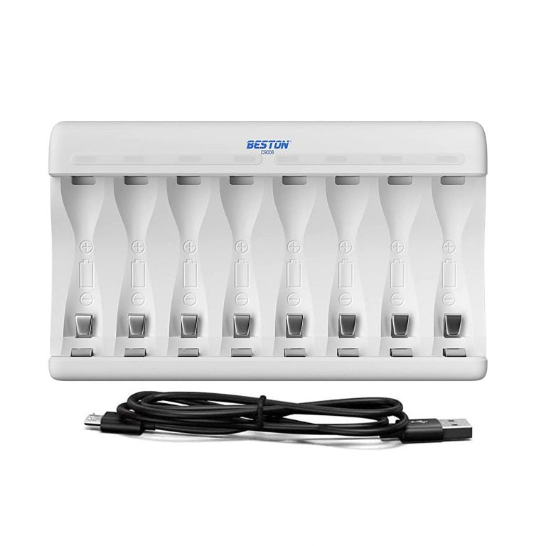 Beston 8x AA/AAA USB Battery Charger Camera tek