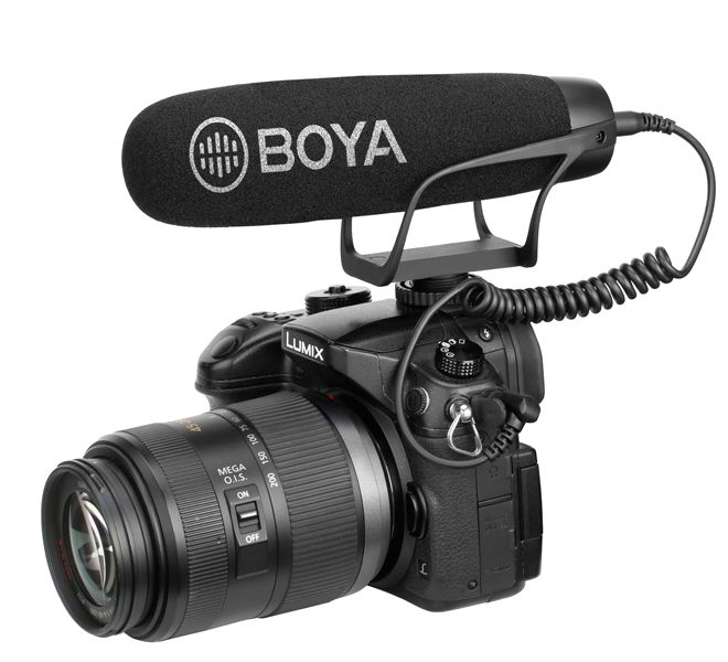 Boya BY-BM2021 Video Shotgun Microphone Camera tek