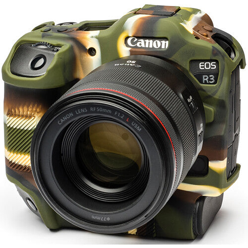 easyCover Silicone Protection Cover for Canon EOS R3 (Camo) Camera tek