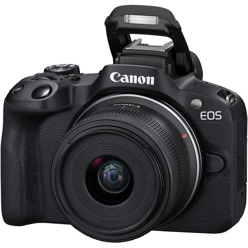 Canon EOS R50 Mirrorless Camera with 18-45mm Lens (Black) Camera tek