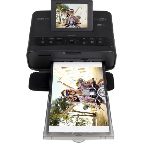 Canon SELPHY CP1300 Compact Photo Printer (Black) Camera tek