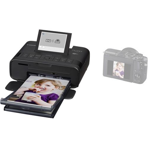 Canon SELPHY CP1300 Compact Photo Printer (Black) Camera tek