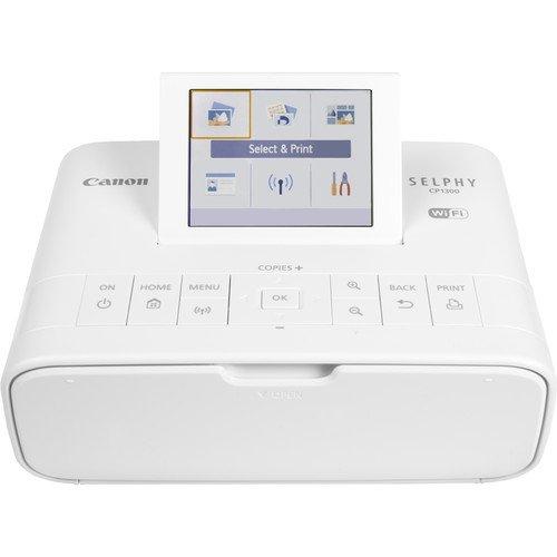 Canon SELPHY CP1300 Compact Photo Printer (White) Camera tek