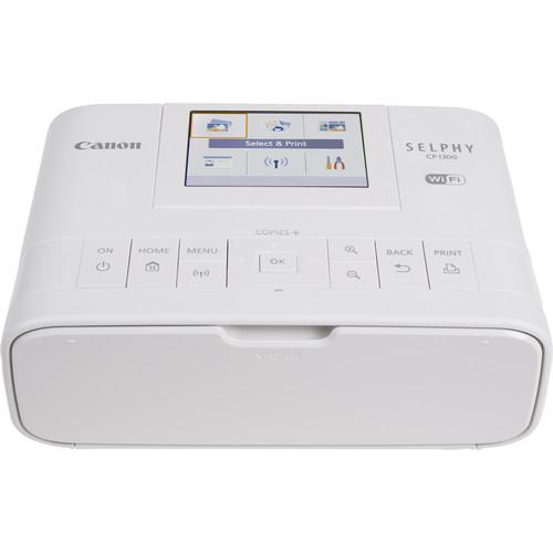 Canon SELPHY CP1300 Compact Photo Printer (White) Camera tek