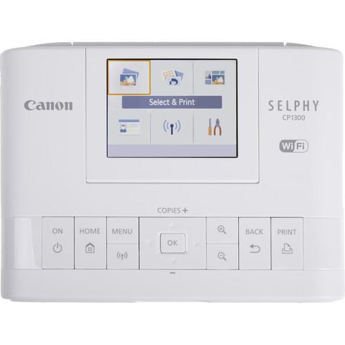 Canon SELPHY CP1300 Compact Photo Printer (White) Camera tek