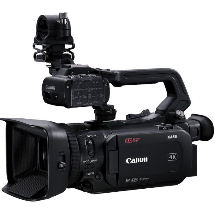 Canon XA55 Professional UHD 4K Camcorder Camera tek