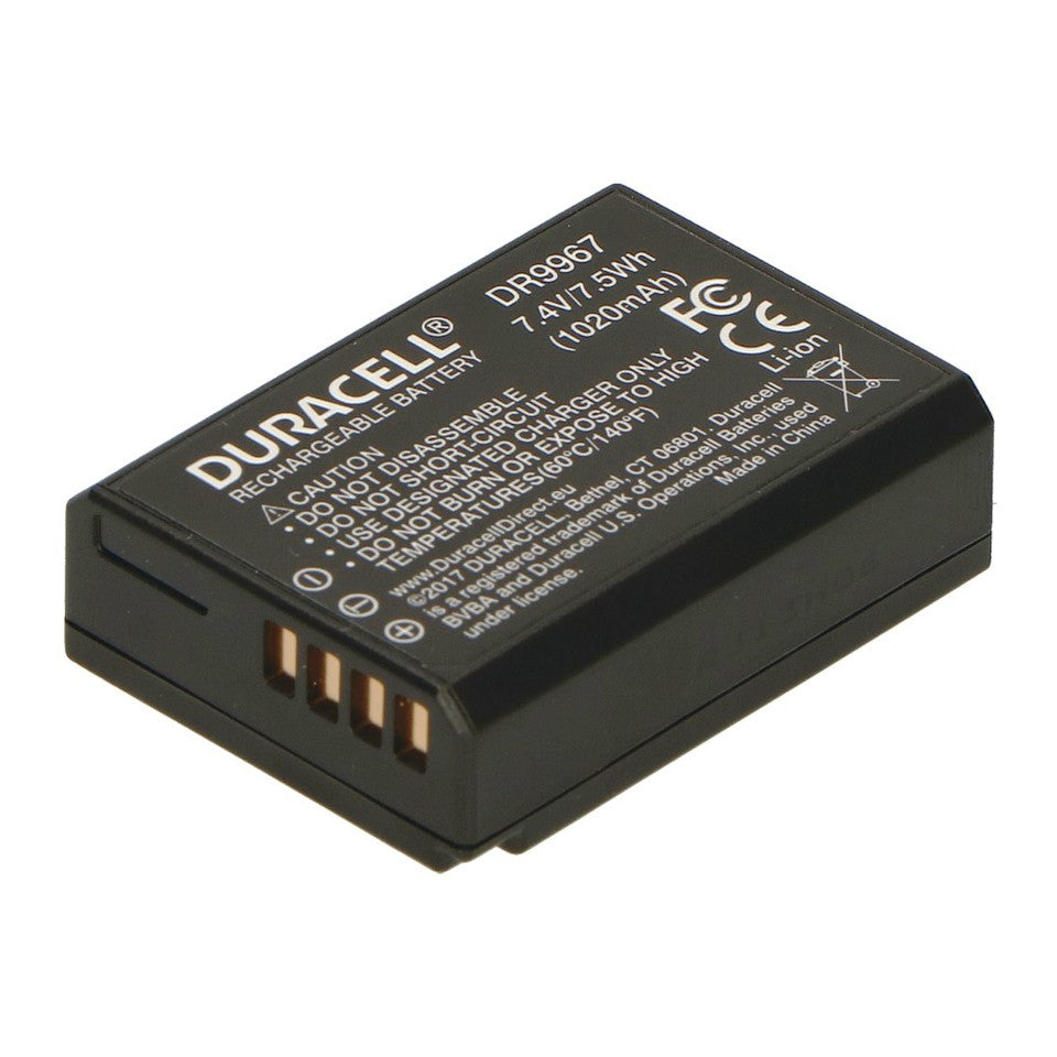 Duracell Canon LP-E10 Battery Camera tek