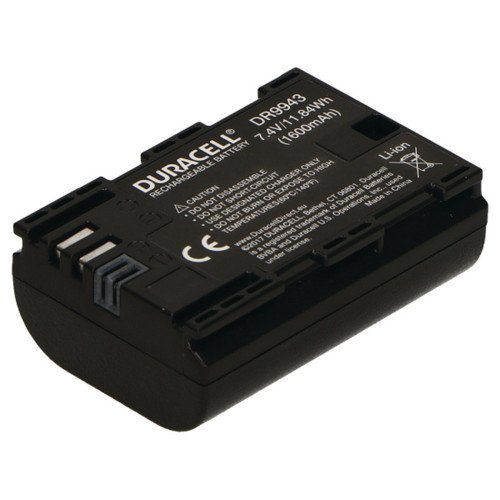 Duracell Canon LP-E6N Battery Camera tek