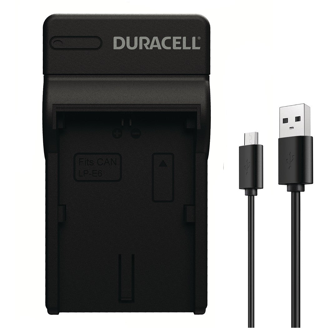 Duracell Canon LP-E6 Replacement Charger Camera tek