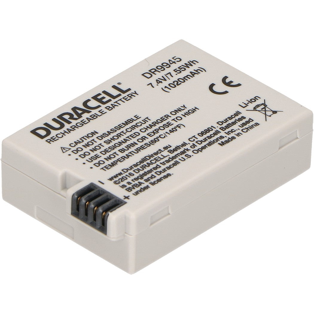 Duracell Canon LP-E8 Battery Camera tek