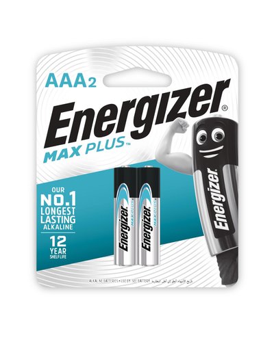 ENERGIZER MAX PLUS AAA ALKALINE X2 CARD Camera tek