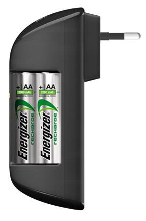 ENERGIZER PRO CHARGER + 4AA 2000MAH BATTERIES Camera tek