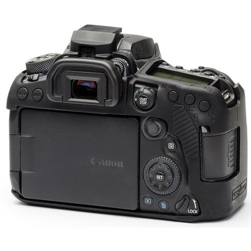 Easycover Silicon Case for Canon EOS 90D ( Black ) Camera tek