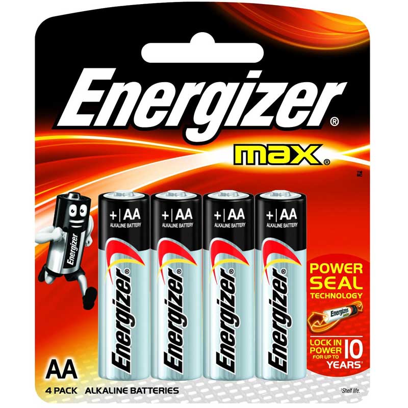 Energizer Max AA 4 Pack Camera tek